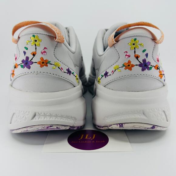 Hoka One One Men's Clifton Leather 'Vibrant Bloom' Running Shoes Size 11.5 - Picture 6 of 11